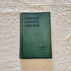 VTG 1931 Rumford Complete Cookbook by Lily Haxworth Wallace: Classic Recipes